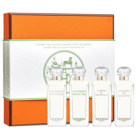 hermes jardin perfume set|hermes aftershave gift set.